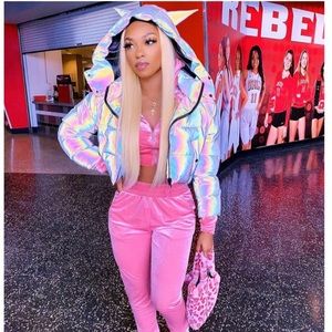 *Rainbow🌈 Reflective Jacket😍